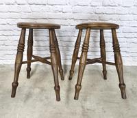 Pair of Antique Tavern Stools (4 of 5) Pair of Antique Tavern Stools (4 of 5)