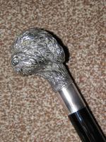 Vintage 925 Silver Detailed Deer Hound Dog's Head Walking Stick / Cane (16 of 20) Vintage 925 Silver Detailed Deer Hound Dog's Head Walking Stick / Cane (16 of 20)