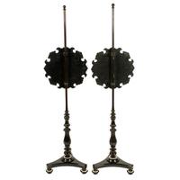 Pair of Edwardian Pole Screens (2 of 8) Pair of Edwardian Pole Screens (2 of 8)
