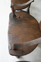 6 Arts & Crafts Carved Oak Chairs (10 of 12) 6 Arts & Crafts Carved Oak Chairs (10 of 12)