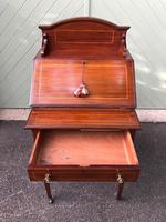 Edwardian Inlaid Mahogany Writing Desk (8 of 10) Edwardian Inlaid Mahogany Writing Desk (8 of 10)