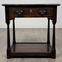 Antique 19th Century Georgian Style Side Table in Oak