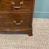 Small Quality Edwardian Mahogany Antique Bow Fronted Chest of Drawers (3 of 7) Small Quality Edwardian Mahogany Antique Bow Fronted Chest of Drawers (3 of 7)