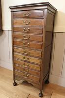 Edwardian Walnut Sheet Music Cabinet. Document Chest of Drawers (2 of 9) Edwardian Walnut Sheet Music Cabinet. Document Chest of Drawers (2 of 9)