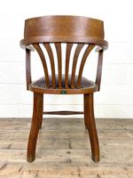 Early 20th Century Antique Oak Desk Chair (8 of 9) Early 20th Century Antique Oak Desk Chair (8 of 9)