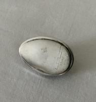 GEORGIAN SILVER COWRIE SNUFF BOX (3 of 4) GEORGIAN SILVER COWRIE SNUFF BOX (3 of 4)