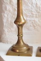 18th Century Georgian Brass Candlesticks (3 of 10) 18th Century Georgian Brass Candlesticks (3 of 10)
