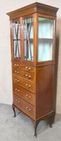 Edwardian Inlaid Mahogany Display / China Cabinet (8 of 10) Edwardian Inlaid Mahogany Display / China Cabinet (8 of 10)