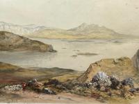19th Century Scottish Highlands Watercolour Loch Kishorn By William Leighton Leitch (5 of 36) 19th Century Scottish Highlands Watercolour Loch Kishorn By William Leighton Leitch (5 of 36)