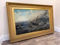 Huge 19th Century Seascape Oil Painting Sinking Ship Signalling Rescuers by Henry E Tozer (47 of 58) Huge 19th Century Seascape Oil Painting Sinking Ship Signalling Rescuers by Henry E Tozer (47 of 58)