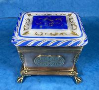 Arts & Crafts Glass and Brass Single Tea Caddy. (4 of 18) Arts & Crafts Glass and Brass Single Tea Caddy. (4 of 18)