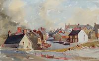 Original Vintage North Wales Coastal Village Landscape Watercolour Painting (2 of 12) Original Vintage North Wales Coastal Village Landscape Watercolour Painting (2 of 12)