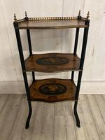 French Rosewood & Marquetry Etagere (7 of 7) French Rosewood & Marquetry Etagere (7 of 7)