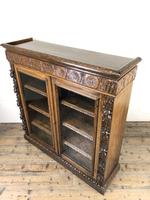 Victorian Glazed Oak Cabinet with Carved Detail (5 of 10) Victorian Glazed Oak Cabinet with Carved Detail (5 of 10)