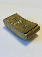 Antique Early 19th Century Brass Novelty Vesta Case ‘buy a broom’ Lucia Vestris (1 of 10)