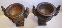 Rare Pair of 19th Century Bronze Planters / Urns (4 of 7) Rare Pair of 19th Century Bronze Planters / Urns (4 of 7)