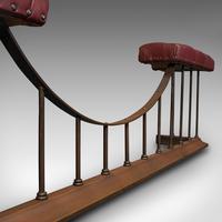 Antique Fender Seat, English, Brass, Leather, Fireside Bench, Victorian c.1880 (10 of 12) Antique Fender Seat, English, Brass, Leather, Fireside Bench, Victorian c.1880 (10 of 12)