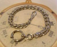 Antique Pocket Watch Chain 1910 Art Nouveau Silver Chrome Graduated Albert Nos (4 of 11) Antique Pocket Watch Chain 1910 Art Nouveau Silver Chrome Graduated Albert Nos (4 of 11)