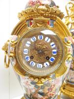 Incredible Imari Candelabra Mantel Clock Set Japanese Porcelain & Ormolu Mantle Clock (12 of 12) Incredible Imari Candelabra Mantel Clock Set Japanese Porcelain & Ormolu Mantle Clock (12 of 12)