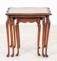 Pretty Queen Anne Style Nest of 3 Tables c.1930 (2 of 8) Pretty Queen Anne Style Nest of 3 Tables c.1930 (2 of 8)