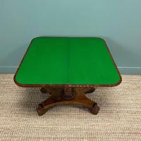 Striking William IV Figured Mahogany Antique Card / Games Table (3 of 9) Striking William IV Figured Mahogany Antique Card / Games Table (3 of 9)