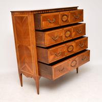 Antique Neoclassical Style Inlaid Marquetry Chest of Drawers (11 of 11) Antique Neoclassical Style Inlaid Marquetry Chest of Drawers (11 of 11)