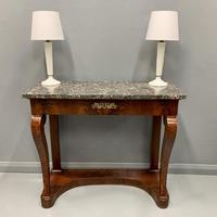 French Empire Marble Top Console Table (3 of 7) French Empire Marble Top Console Table (3 of 7)