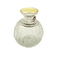 Antique Sterling Silver & Yellow Enamel Perfume / Scent Bottle 1922 (5 of 8) Antique Sterling Silver & Yellow Enamel Perfume / Scent Bottle 1922 (5 of 8)