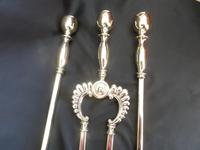 Very Fine Companion Set of Fire Tools & Dogs (4 of 6) Very Fine Companion Set of Fire Tools & Dogs (4 of 6)