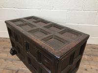 Antique Rare 17th Century Oak Coffer with Block Paw Feet (M-716) (10 of 16) Antique Rare 17th Century Oak Coffer with Block Paw Feet (M-716) (10 of 16)