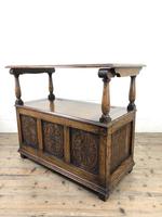 Antique Carved Oak Monks Bench Hall Seat (7 of 10) Antique Carved Oak Monks Bench Hall Seat (7 of 10)