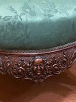 George II Style Solid Mahogany Ornately Carved Wing Armchair (2 of 10) George II Style Solid Mahogany Ornately Carved Wing Armchair (2 of 10)