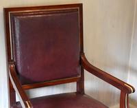 Pair of French Directoire Leather Armchairs (6 of 16) Pair of French Directoire Leather Armchairs (6 of 16)