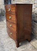 Large Regency Mahogany Bow Front Chest of Drawers (5 of 19) Large Regency Mahogany Bow Front Chest of Drawers (5 of 19)