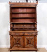 Large German Carved Walnut Bookcase Cabinet 19th Century (6 of 14) Large German Carved Walnut Bookcase Cabinet 19th Century (6 of 14)