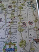 18thC Road Map Dorset " Dunkton - Weymouth" c1720 Britannia Depicta (3 of 5) 18thC Road Map Dorset " Dunkton - Weymouth" c1720 Britannia Depicta (3 of 5)
