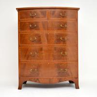 Large Antique Inlaid Mahogany Bow Front Chest of Drawers (5 of 11) Large Antique Inlaid Mahogany Bow Front Chest of Drawers (5 of 11)