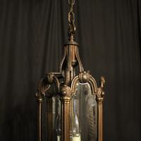 French Bronze Triple Light Antique Hall Lantern (4 of 10) French Bronze Triple Light Antique Hall Lantern (4 of 10)