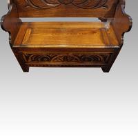 Edwardian Oak Monks Bench (4 of 5) Edwardian Oak Monks Bench (4 of 5)