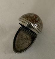 GEORGIAN SILVER COWRIE SNUFF BOX (2 of 4) GEORGIAN SILVER COWRIE SNUFF BOX (2 of 4)