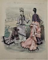 Antique Victorian 3-D Fashion Picture, Textile And Print, Original Frame, 1877 (6 of 8) Antique Victorian 3-D Fashion Picture, Textile And Print, Original Frame, 1877 (6 of 8)