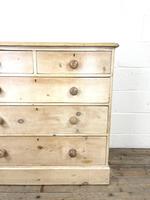 Antique Pine Chest of Drawers on Plinth Base (4 of 9) Antique Pine Chest of Drawers on Plinth Base (4 of 9)