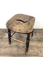 Antique 19th Century Elm Country Made Stool (5 of 8) Antique 19th Century Elm Country Made Stool (5 of 8)