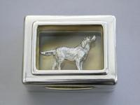 Early 20th Century Parcel Gilt Silver Table Vesta Case with Internal Cast Silver Spaniel by Goldsmiths & Silversmiths, London, 1912 (18 of 20) Early 20th Century Parcel Gilt Silver Table Vesta Case with Internal Cast Silver Spaniel by Goldsmiths & Silversmiths, London, 1912 (18 of 20)