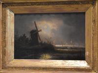 Victorian Night Scene Oil Painting (5 of 6) Victorian Night Scene Oil Painting (5 of 6)