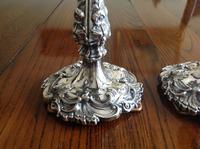 Pair of Ornate Antique Victorian Silver Candlesticks - 1844 / 1845 (2 of 8) Pair of Ornate Antique Victorian Silver Candlesticks - 1844 / 1845 (2 of 8)