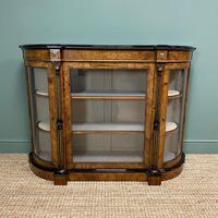 Sensational Figured Victorian Walnut Antique Credenza (8 of 9) Sensational Figured Victorian Walnut Antique Credenza (8 of 9)