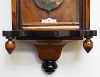 Antique Rocket Cased Single Weight Walnut 8-Day Vienna Regulator Wall Clock (6 of 14) Antique Rocket Cased Single Weight Walnut 8-Day Vienna Regulator Wall Clock (6 of 14)