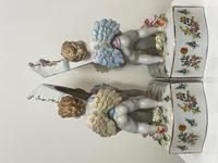 Pair of Small Dresden Victorian Style Porcelain Cherub Table Mirrors (33 of 60) Pair of Small Dresden Victorian Style Porcelain Cherub Table Mirrors (33 of 60)