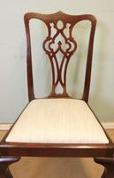 Antique Set of Six Mahogany Chippendale Style Dining Chairs (8 of 8) Antique Set of Six Mahogany Chippendale Style Dining Chairs (8 of 8)